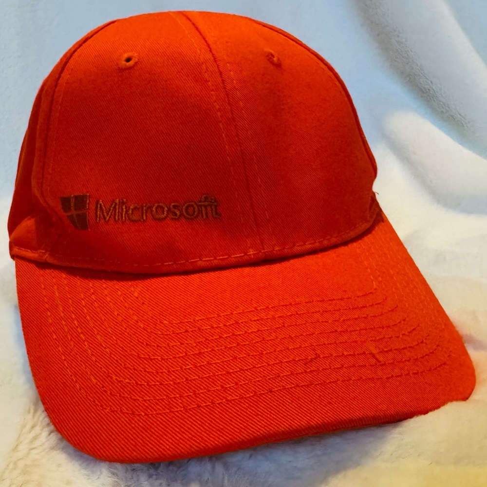 Microsoft Vibrant Orange Cap